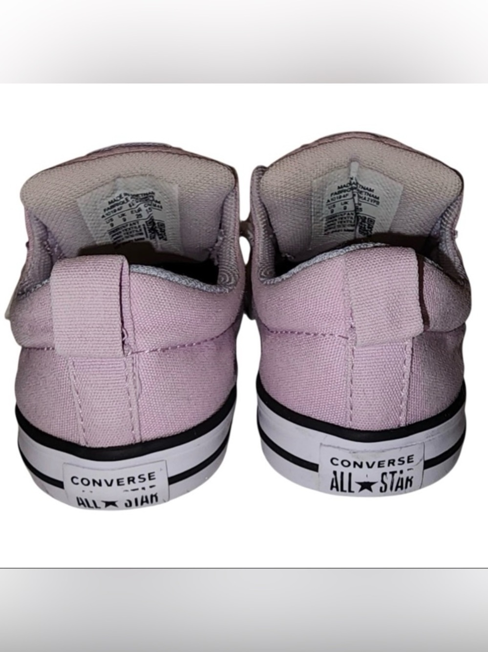 Converse Pink Sneakers Kids 9 Toddler Low Top Lace Up Casual Shoes - Picture 5 of 12